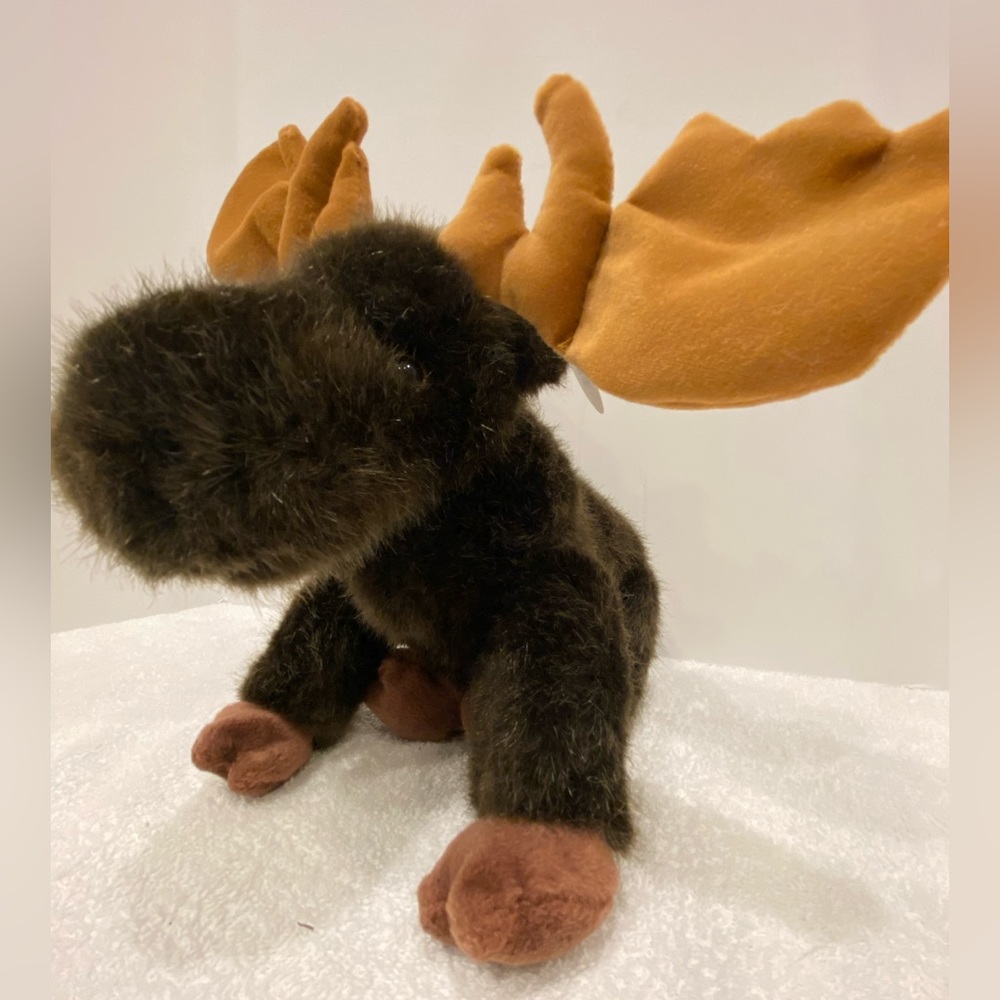 Bearington Collection Marshall Moose Weighted Plush